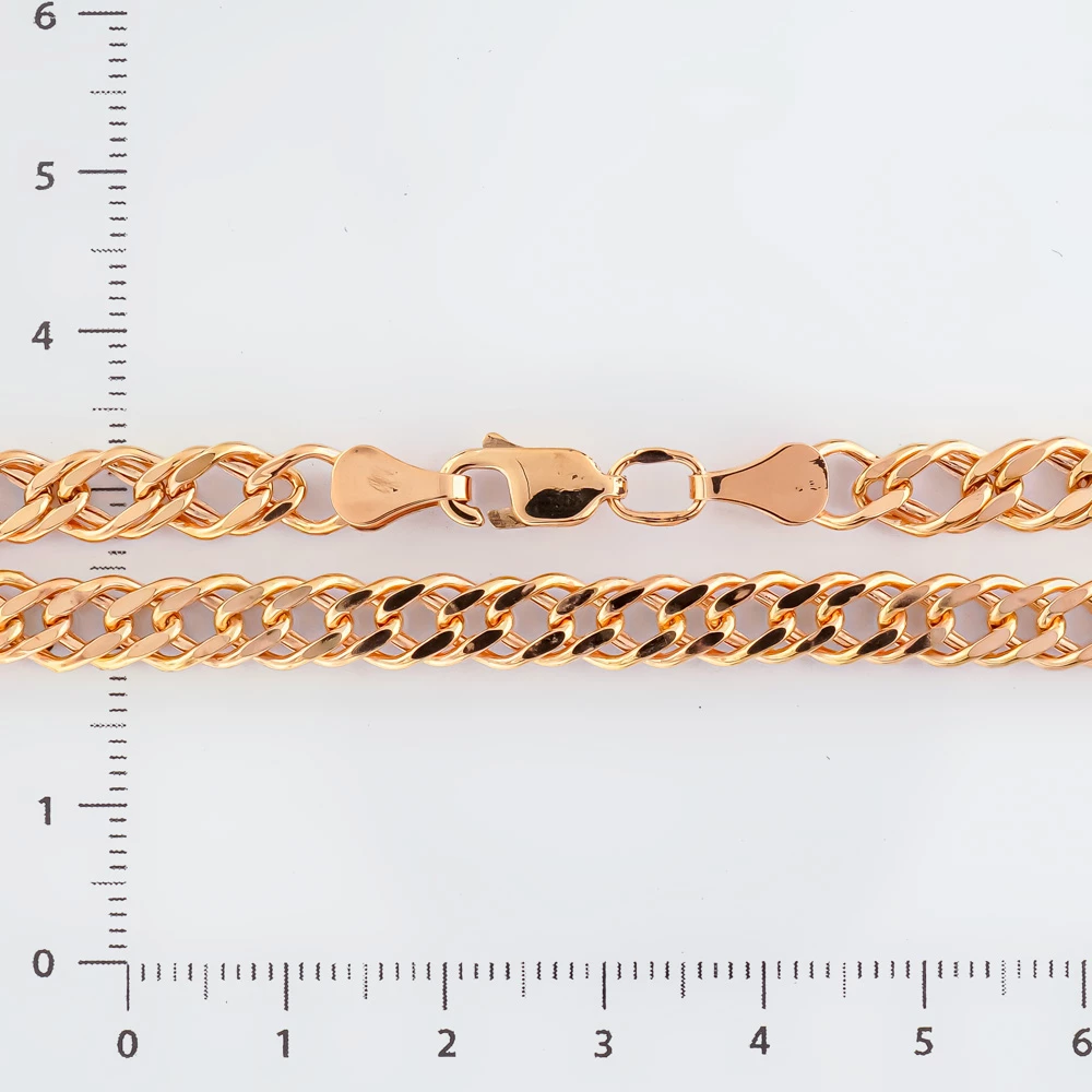 Цепь из красного золота 585 пробы