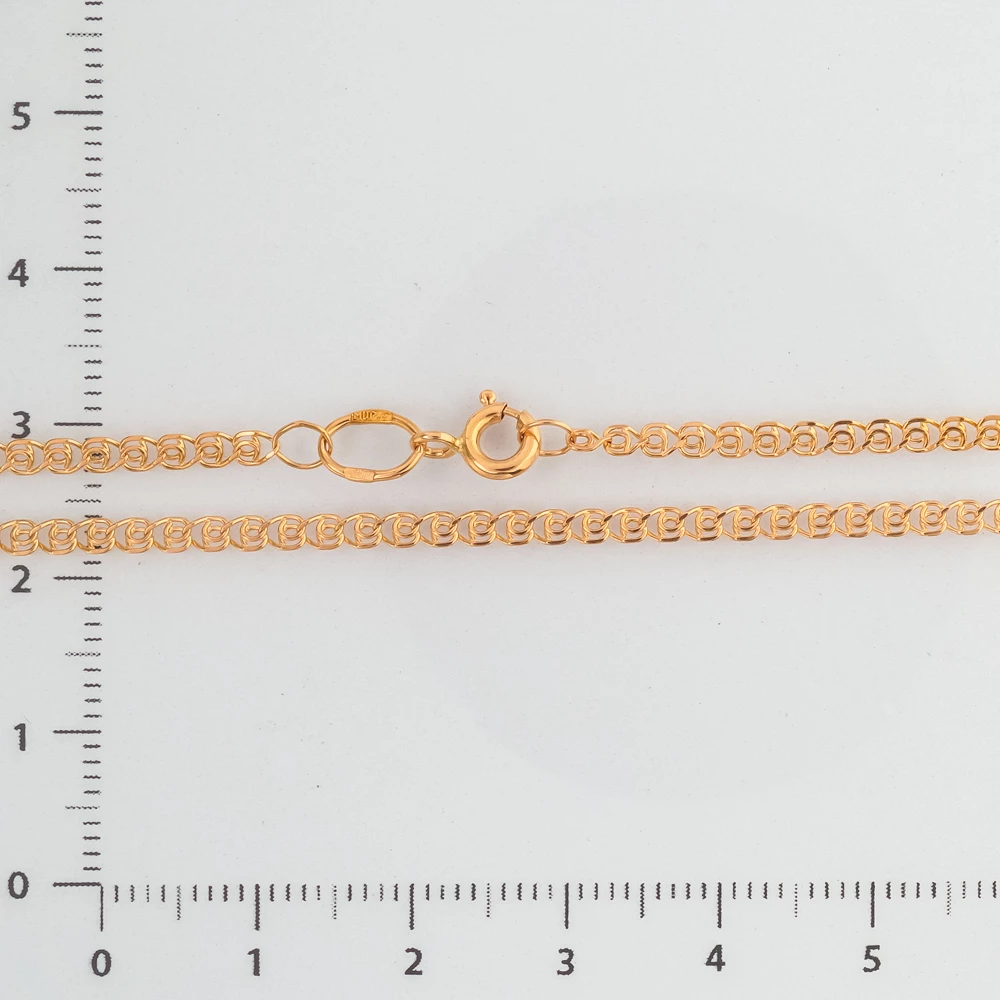 Цепь из красного золота 585 пробы