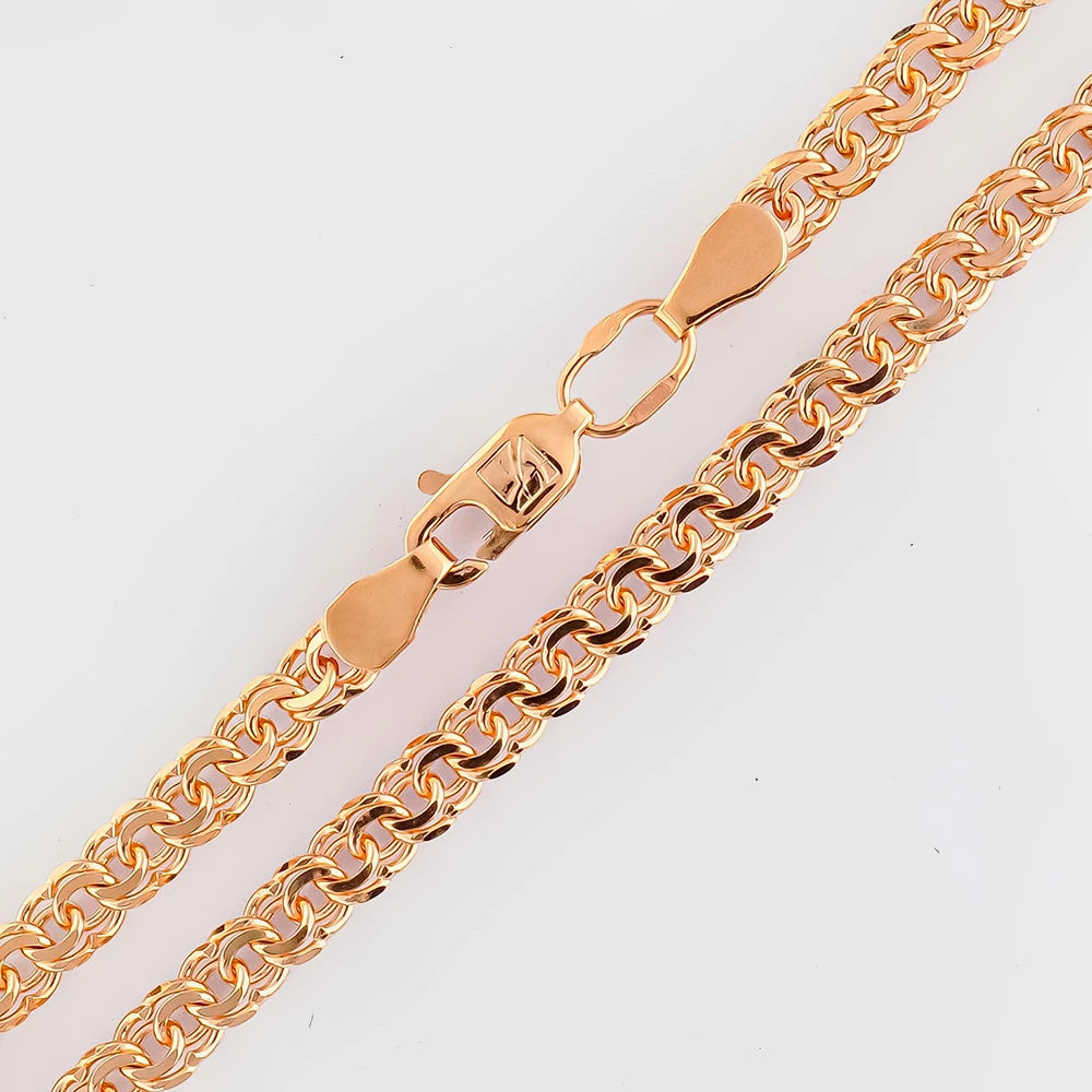 Цепь из красного золота 585 пробы