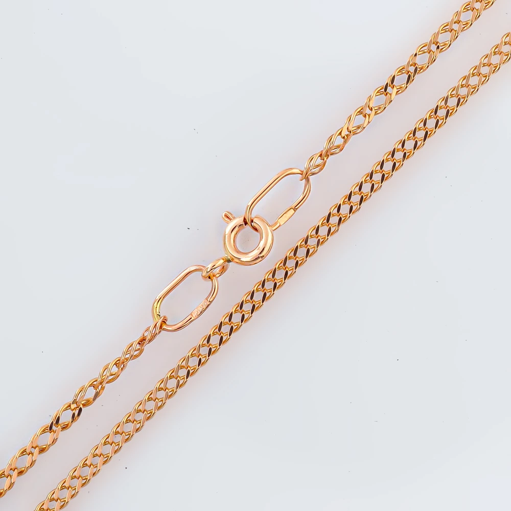 Цепь из красного золота 585 пробы