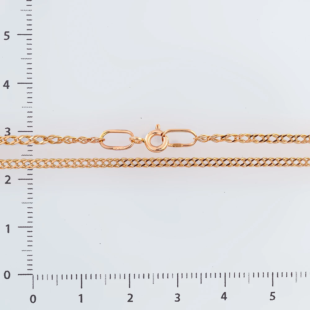 Цепь из красного золота 585 пробы