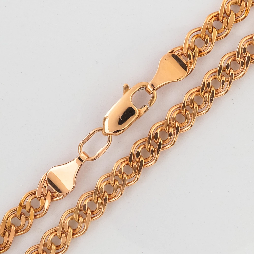 Цепь из красного золота 585 пробы