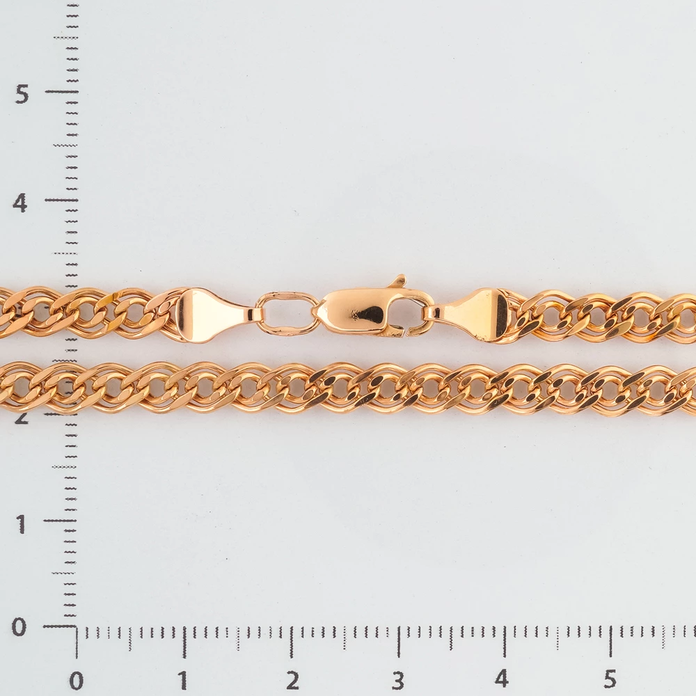 Цепь из красного золота 585 пробы