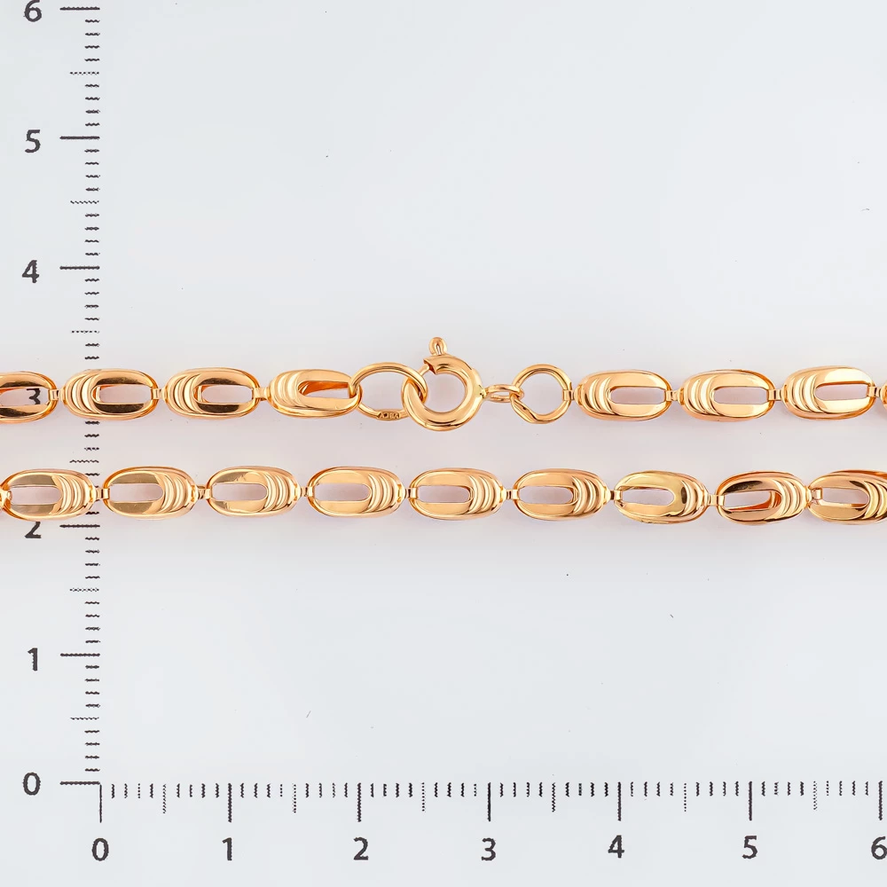 Цепь из красного золота 585 пробы