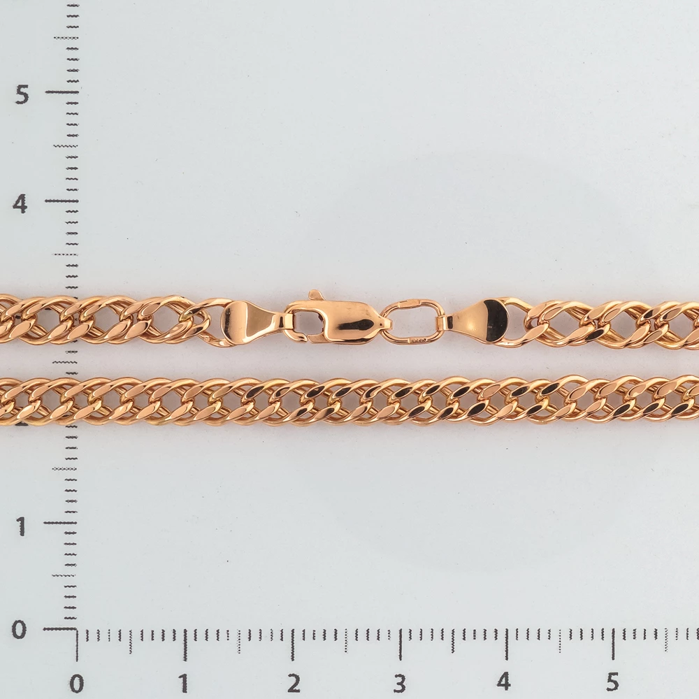 Цепь из красного золота 585 пробы