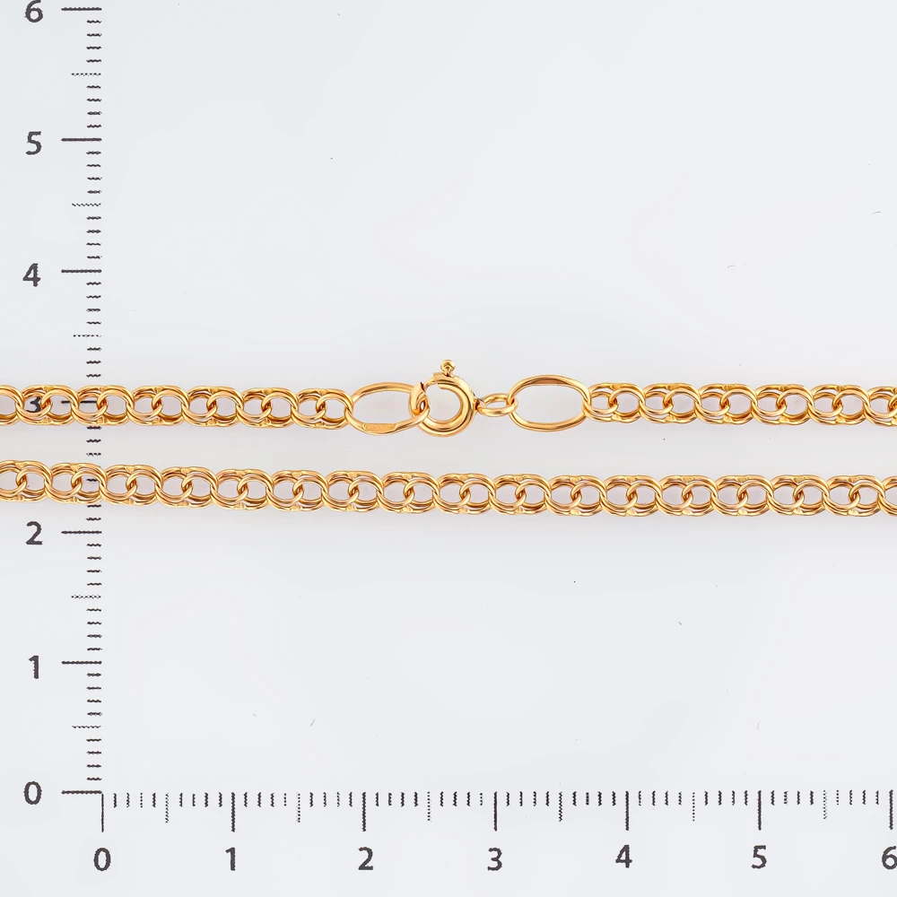 Цепь из красного золота 585 пробы