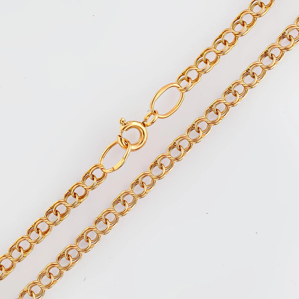 Цепь из красного золота 585 пробы