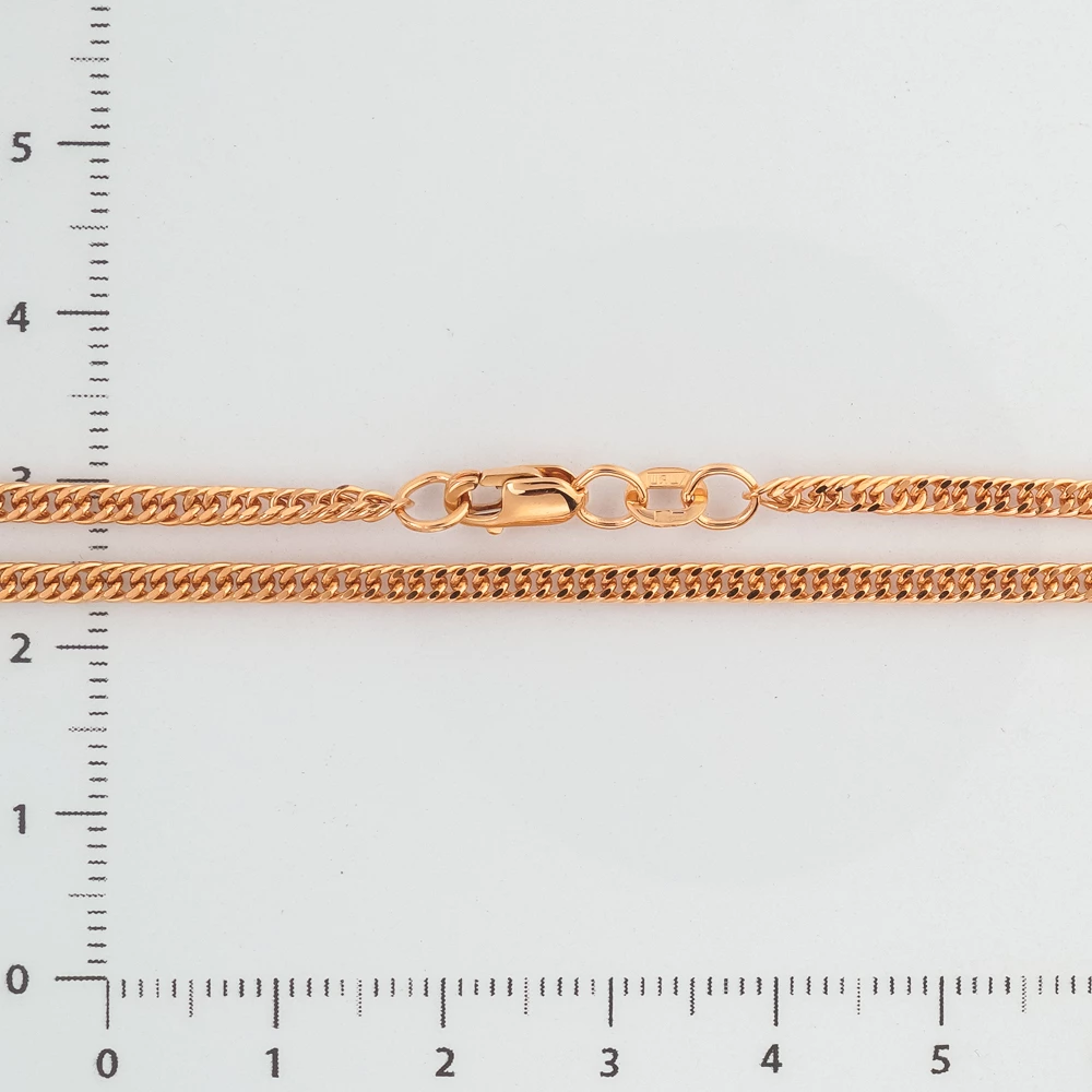 Цепь из красного золота 585 пробы