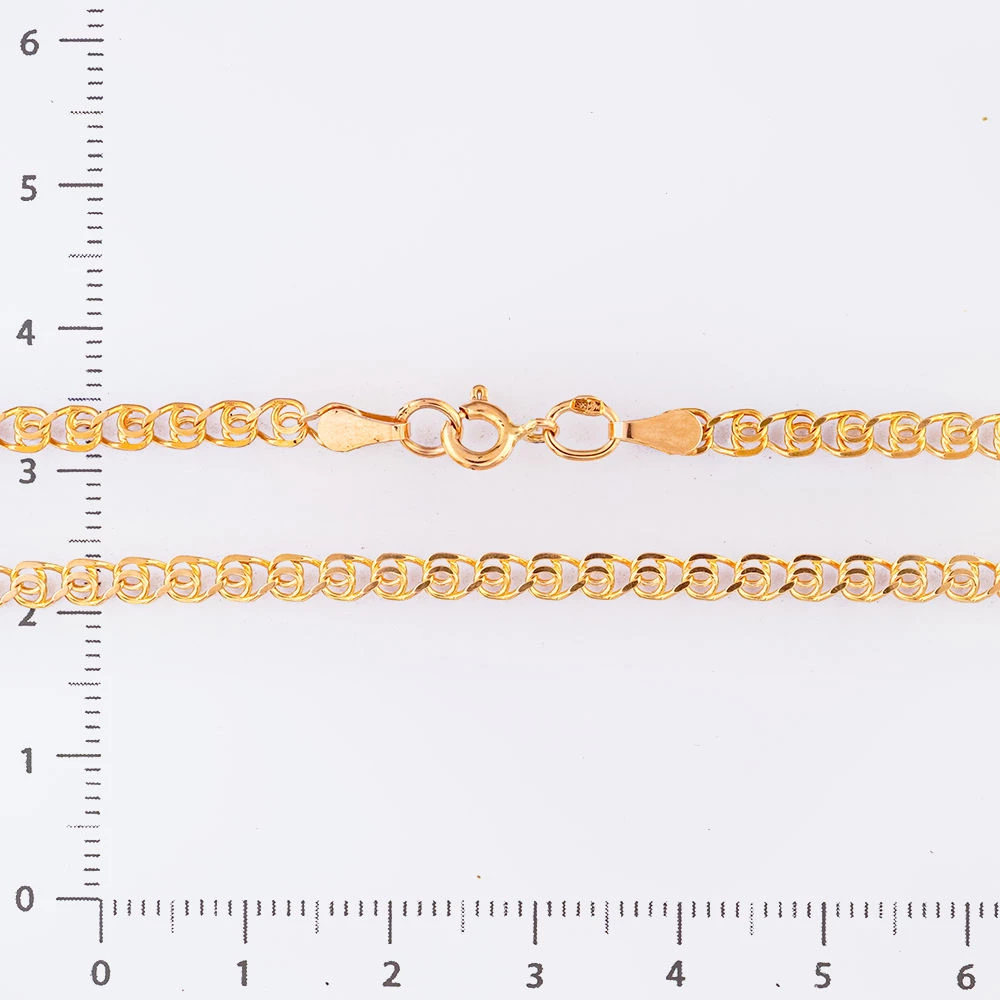 Цепь из красного золота 585 пробы