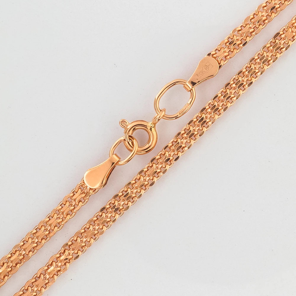 Цепь из красного золота 585 пробы