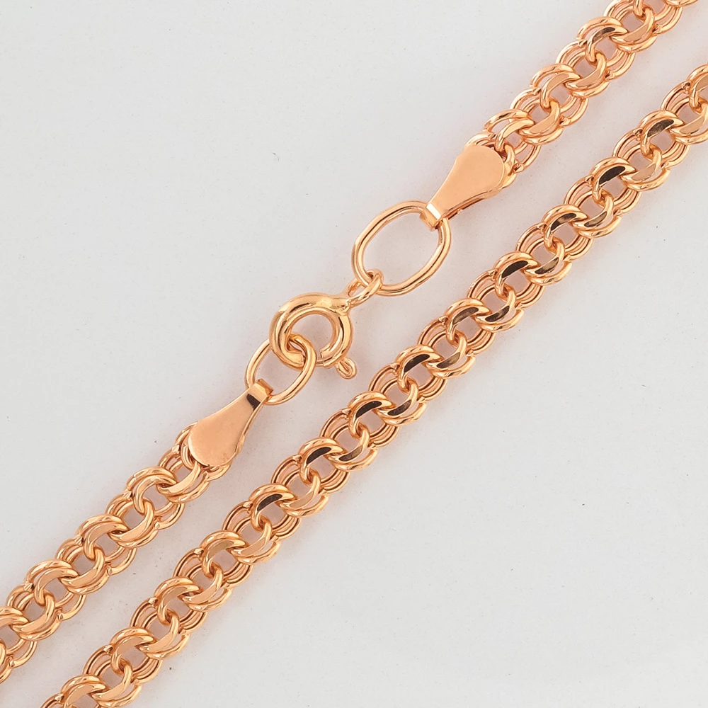 Цепь из красного золота 585 пробы