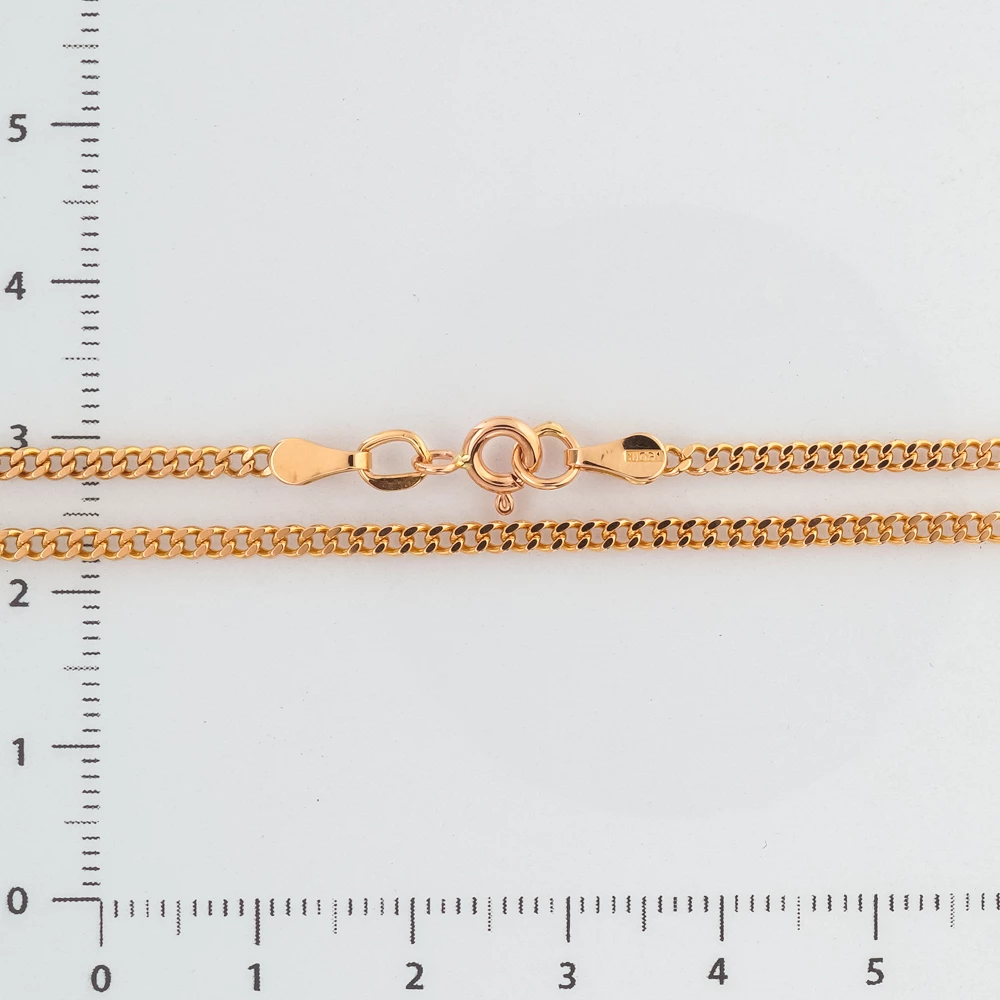 Цепь из красного золота 585 пробы