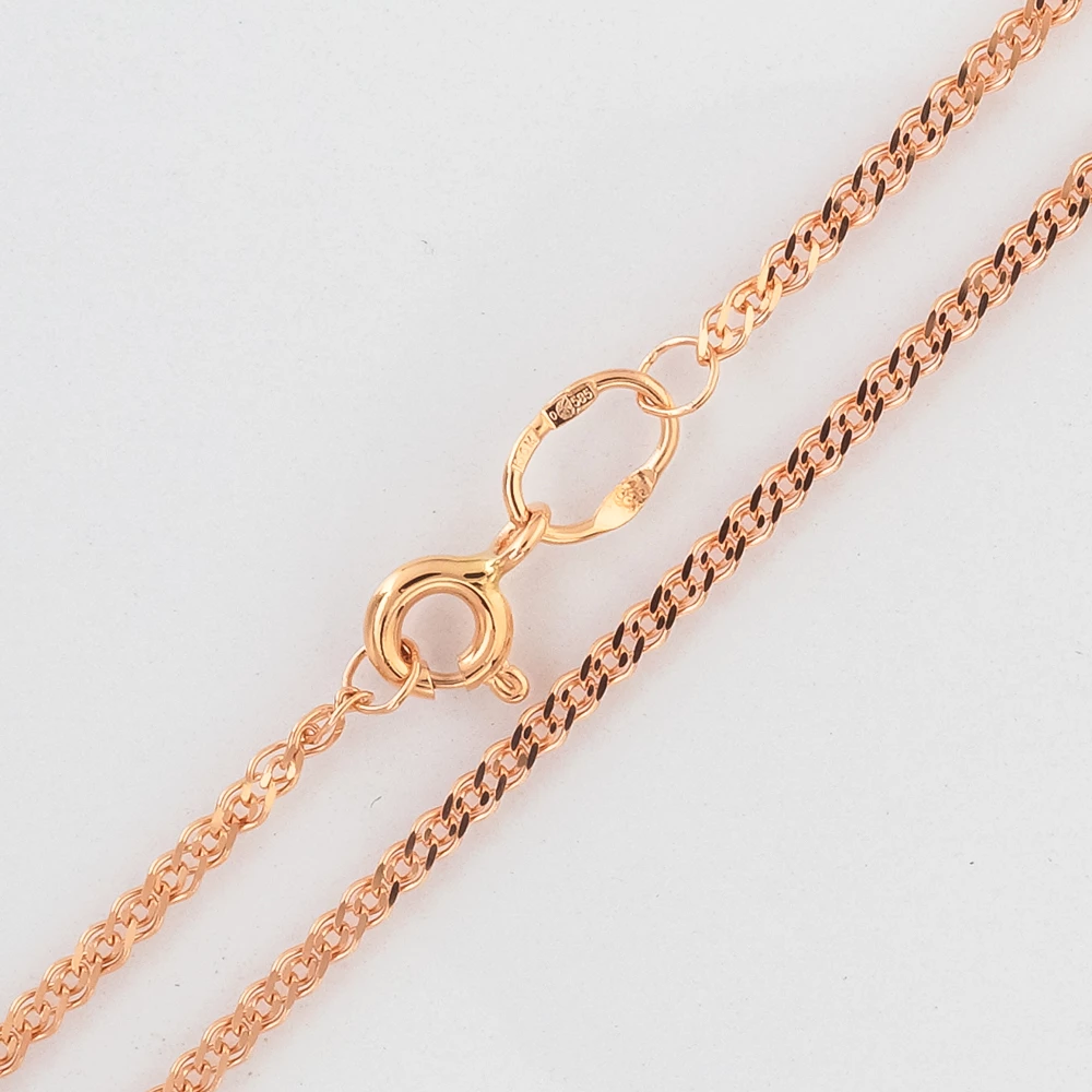 Цепь из красного золота 585 пробы