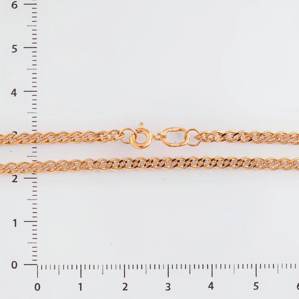 Цепь из красного золота 585 пробы