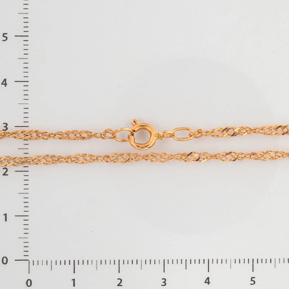 Цепь из красного золота 585 пробы