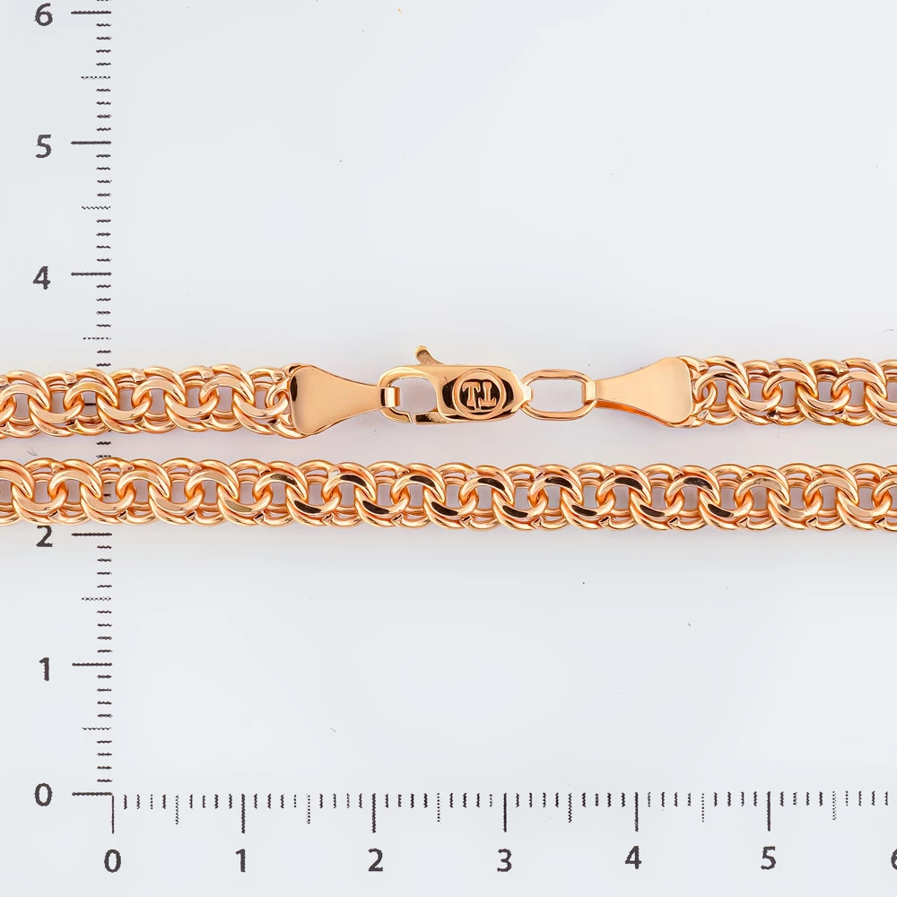 Цепь из красного золота 585 пробы