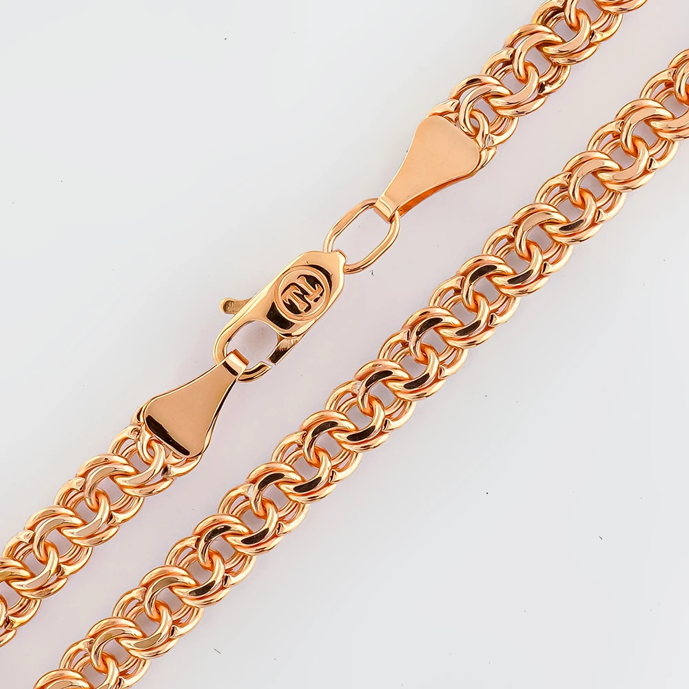 Цепь из красного золота 585 пробы