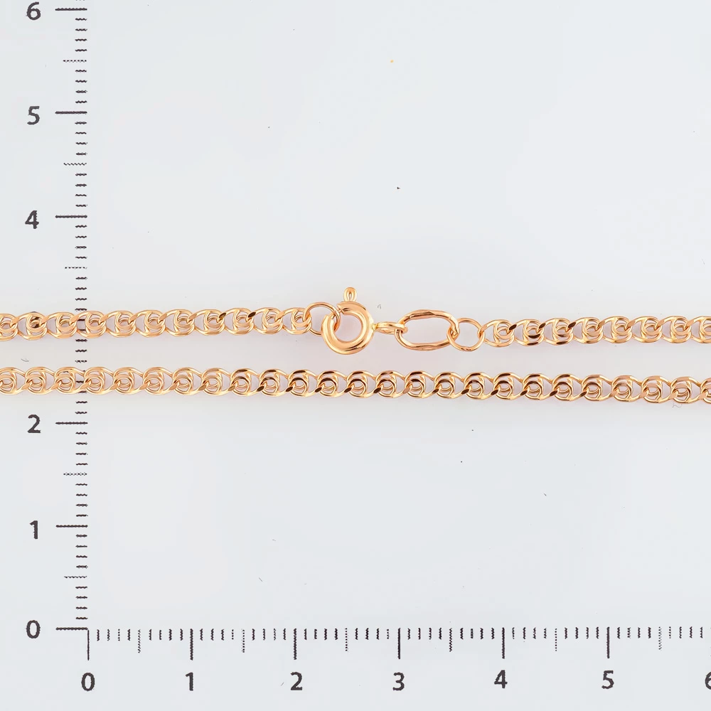 Цепь из красного золота 585 пробы