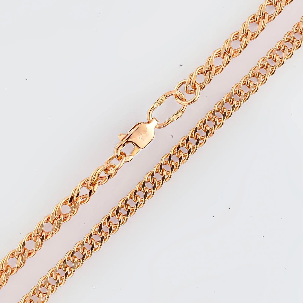 Цепь из красного золота 585 пробы