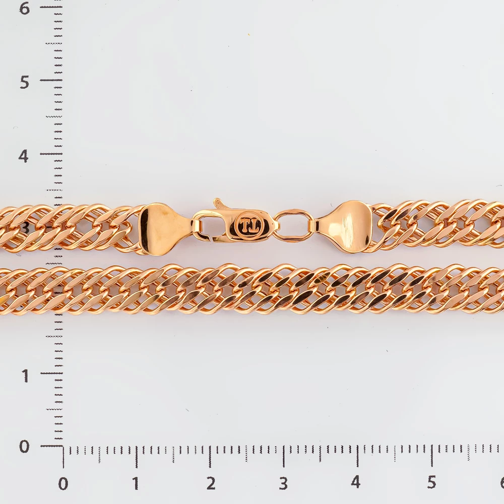 Цепь из красного золота 585 пробы