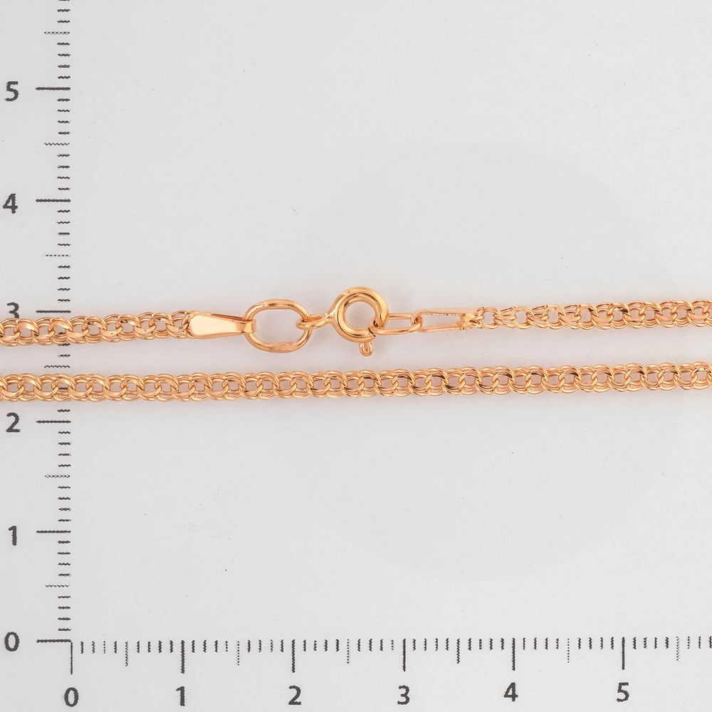 Цепь из красного золота 585 пробы