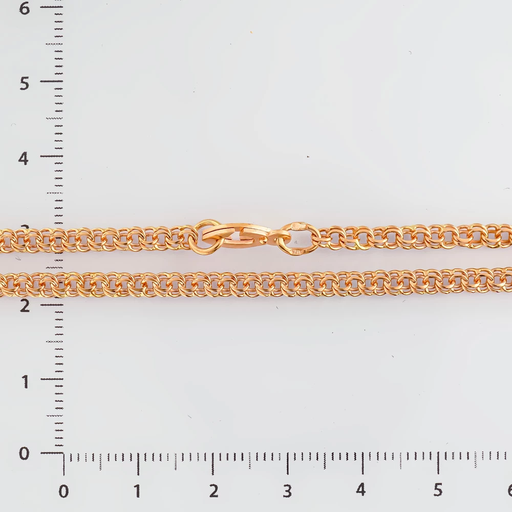Цепь из красного золота 585 пробы