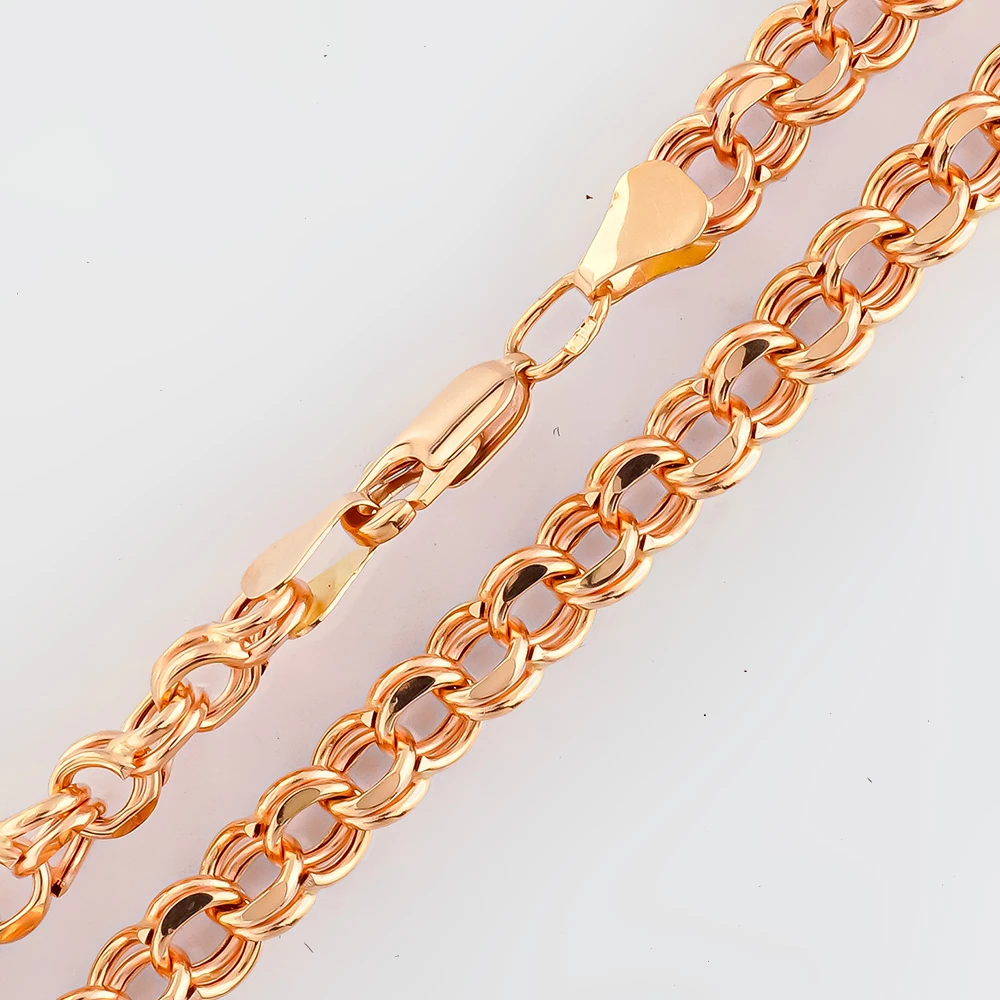 Цепь из красного золота 585 пробы