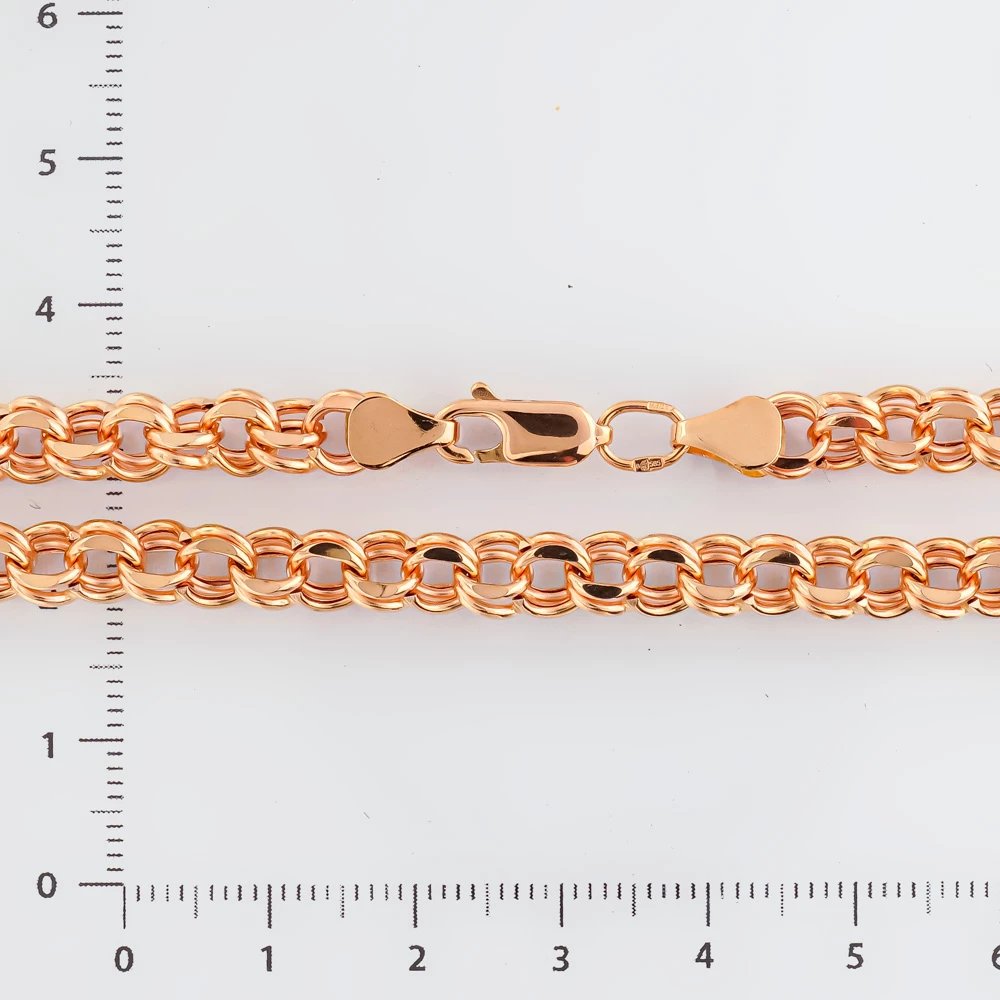 Цепь из красного золота 585 пробы