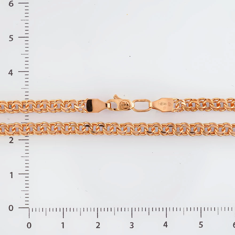 Цепь из красного золота 585 пробы
