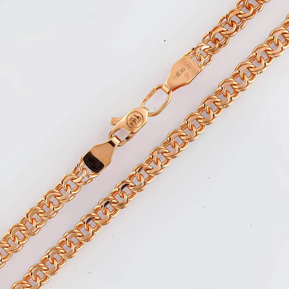 Цепь из красного золота 585 пробы