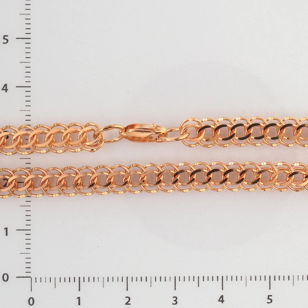 Цепь из красного золота 585 пробы