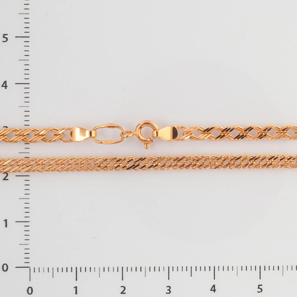 Цепь из красного золота 585 пробы