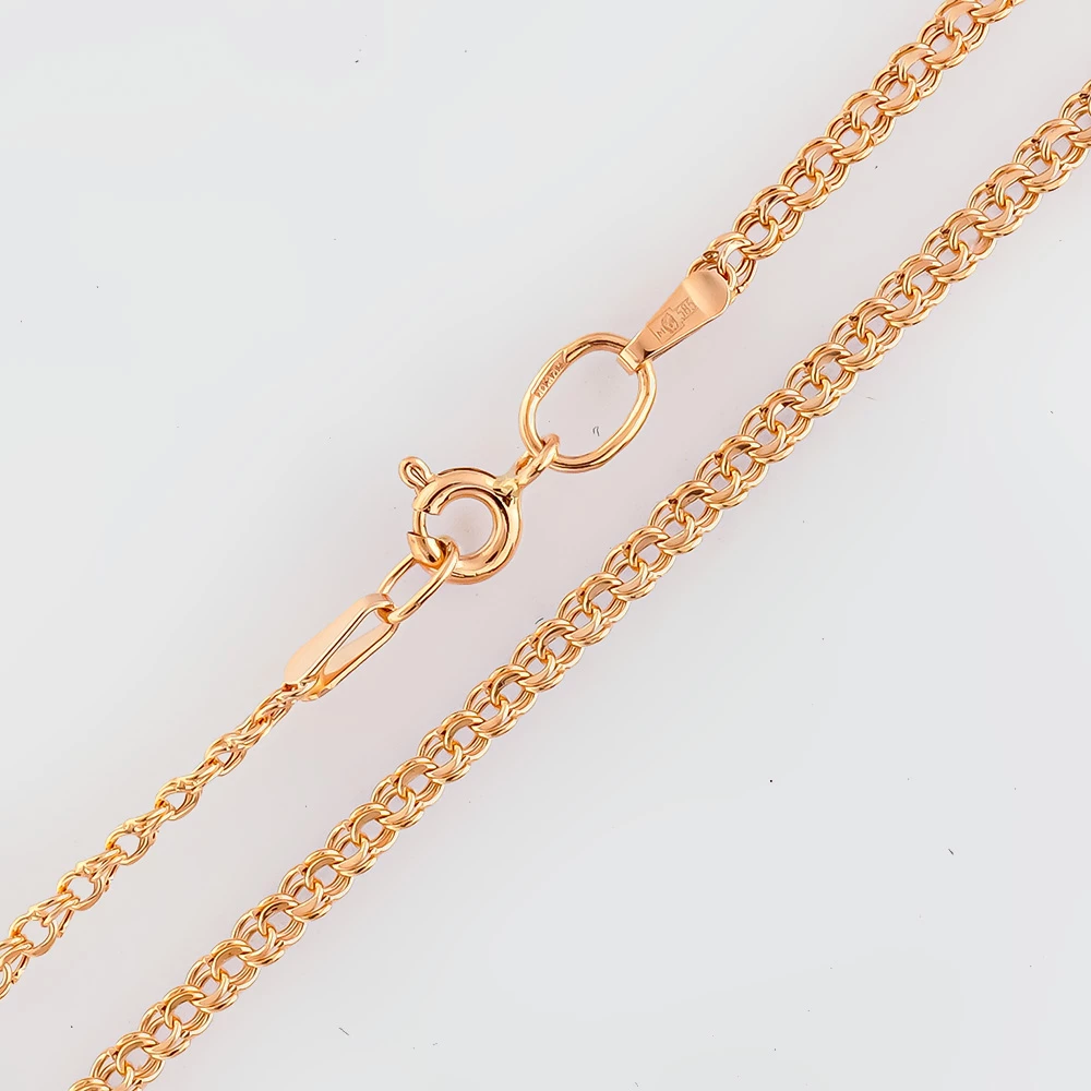 Цепь из красного золота 585 пробы