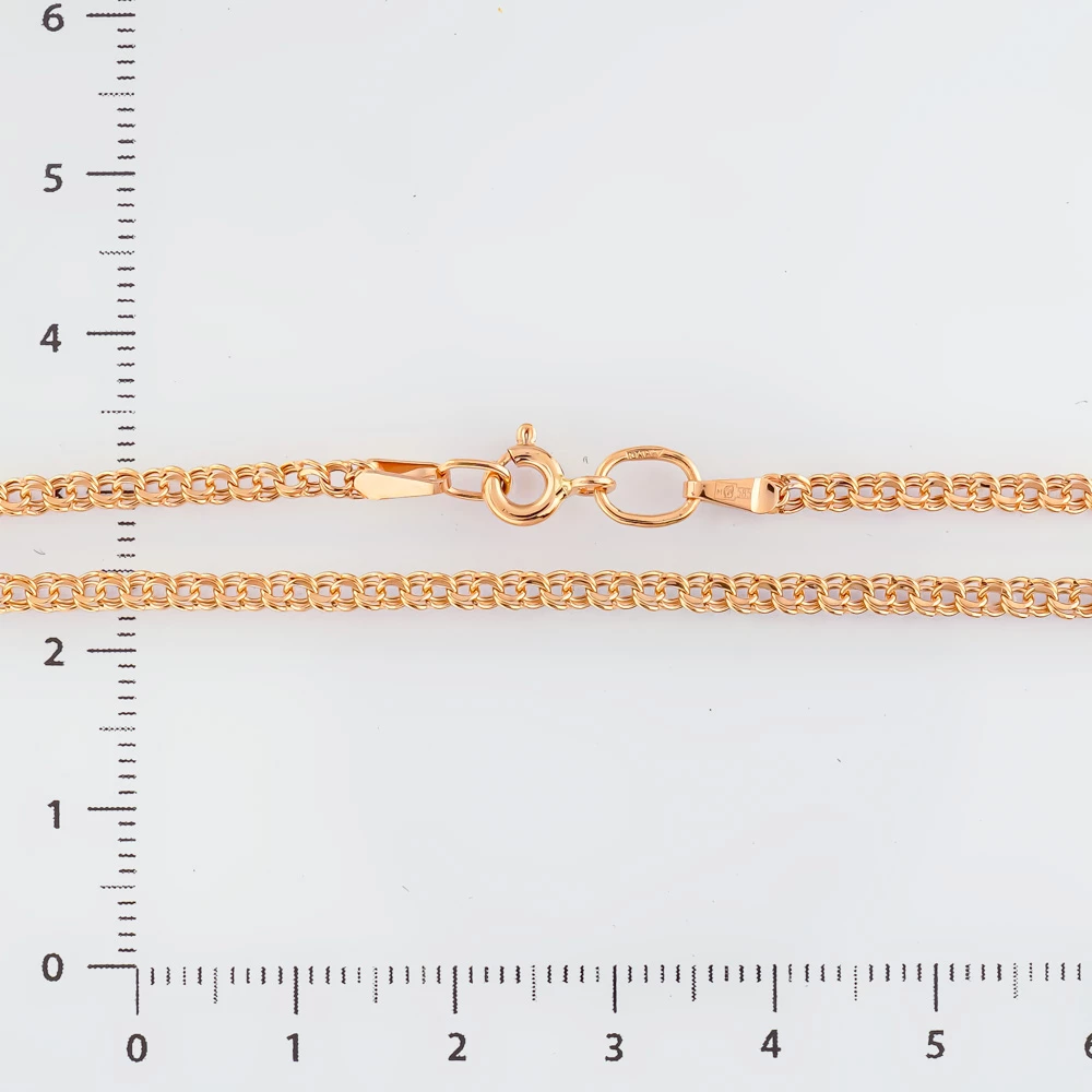 Цепь из красного золота 585 пробы