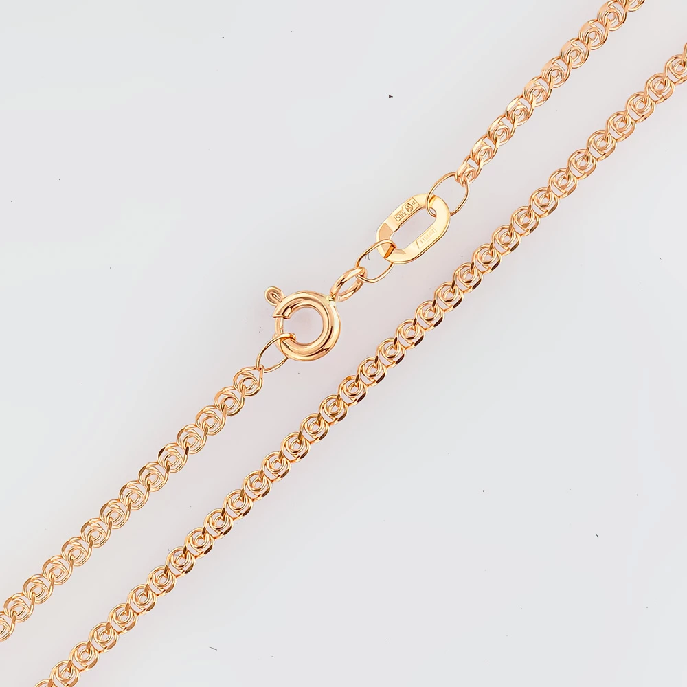 Цепь из красного золота 585 пробы