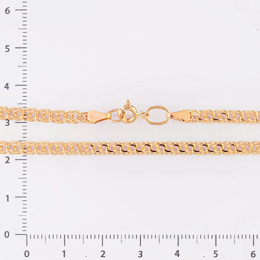 Цепь из красного золота 585 пробы