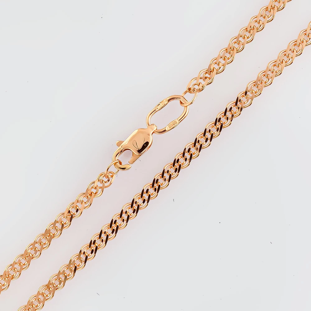 Цепь из красного золота 585 пробы