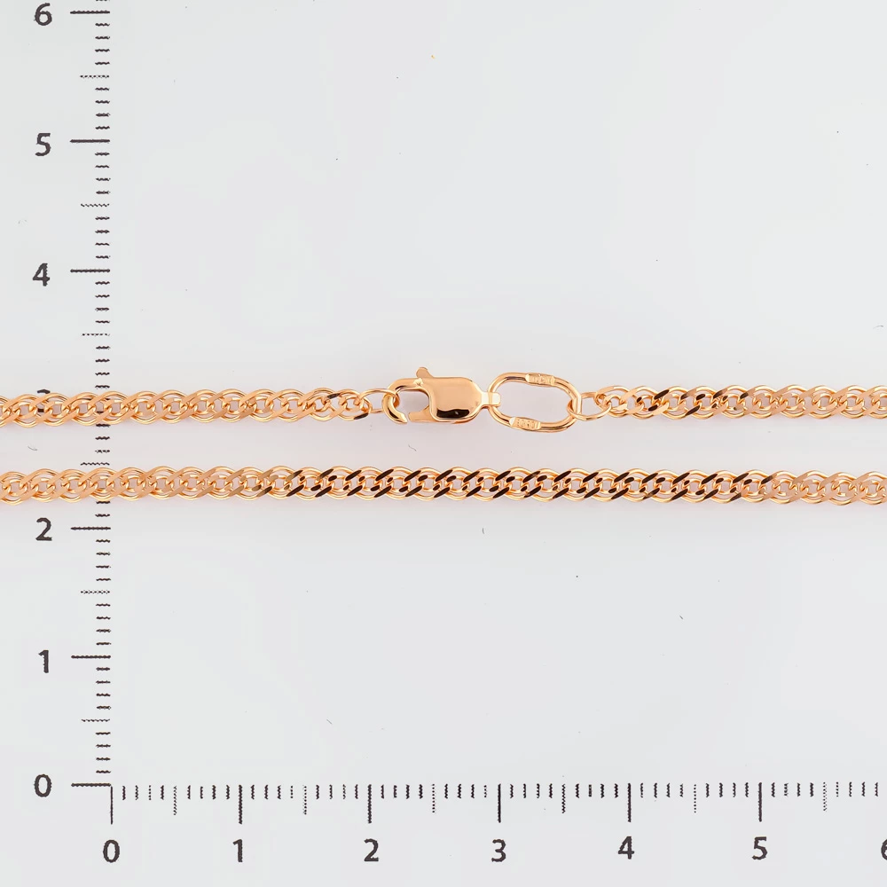 Цепь из красного золота 585 пробы