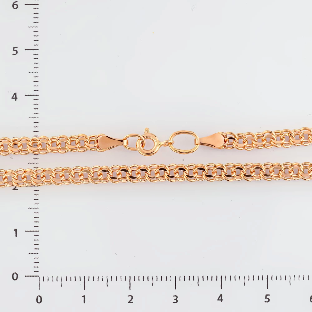 Цепь из красного золота 585 пробы