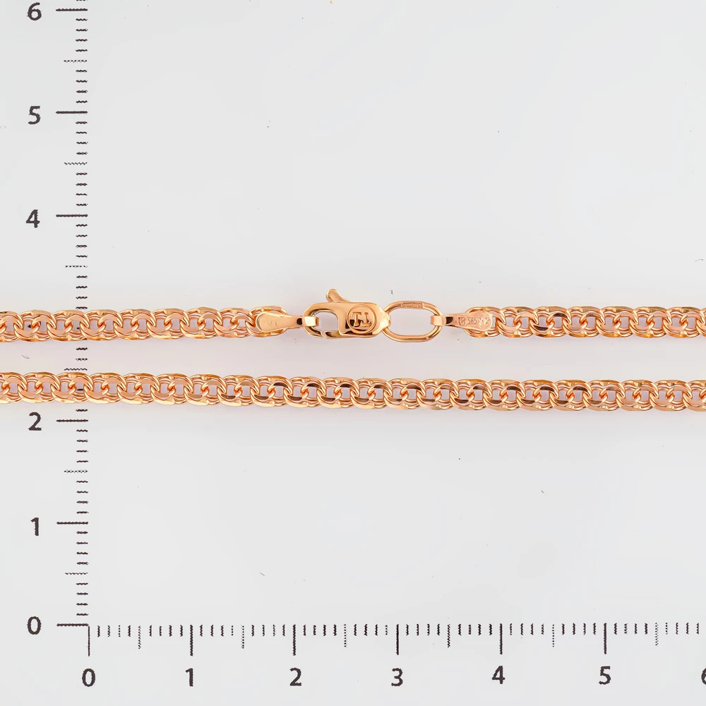 Цепь из красного золота 585 пробы