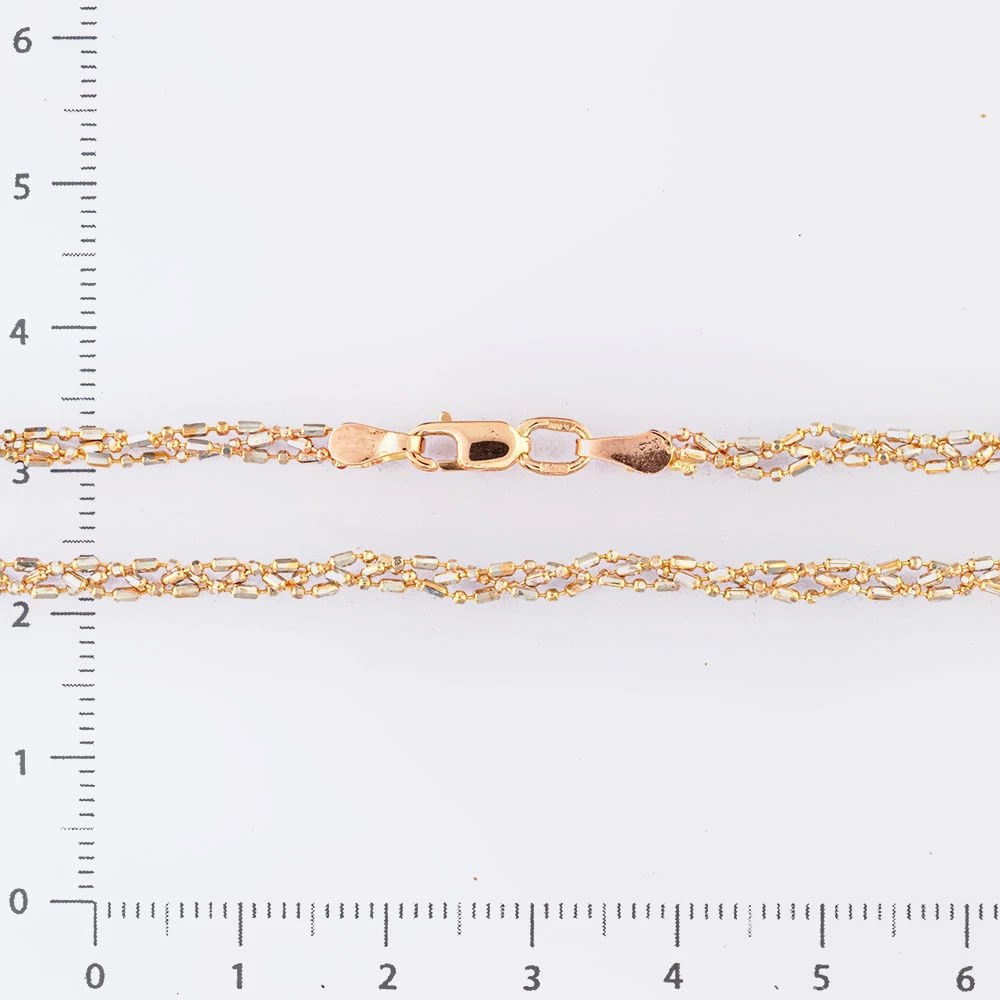 Цепь из красного золота 585 пробы