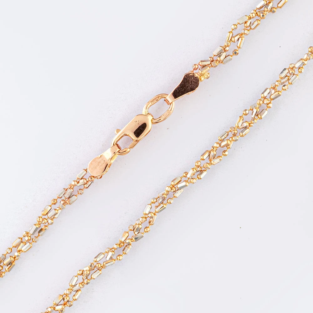 Цепь из красного золота 585 пробы