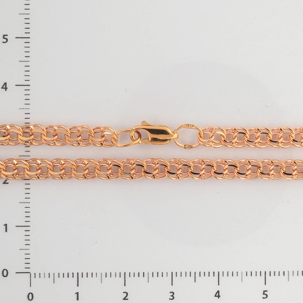 Цепь из красного золота 585 пробы