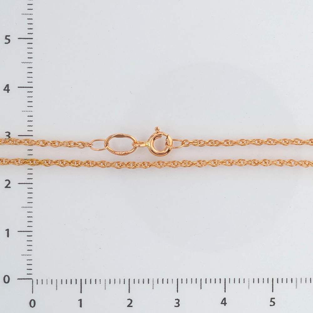 Цепь из красного золота 585 пробы