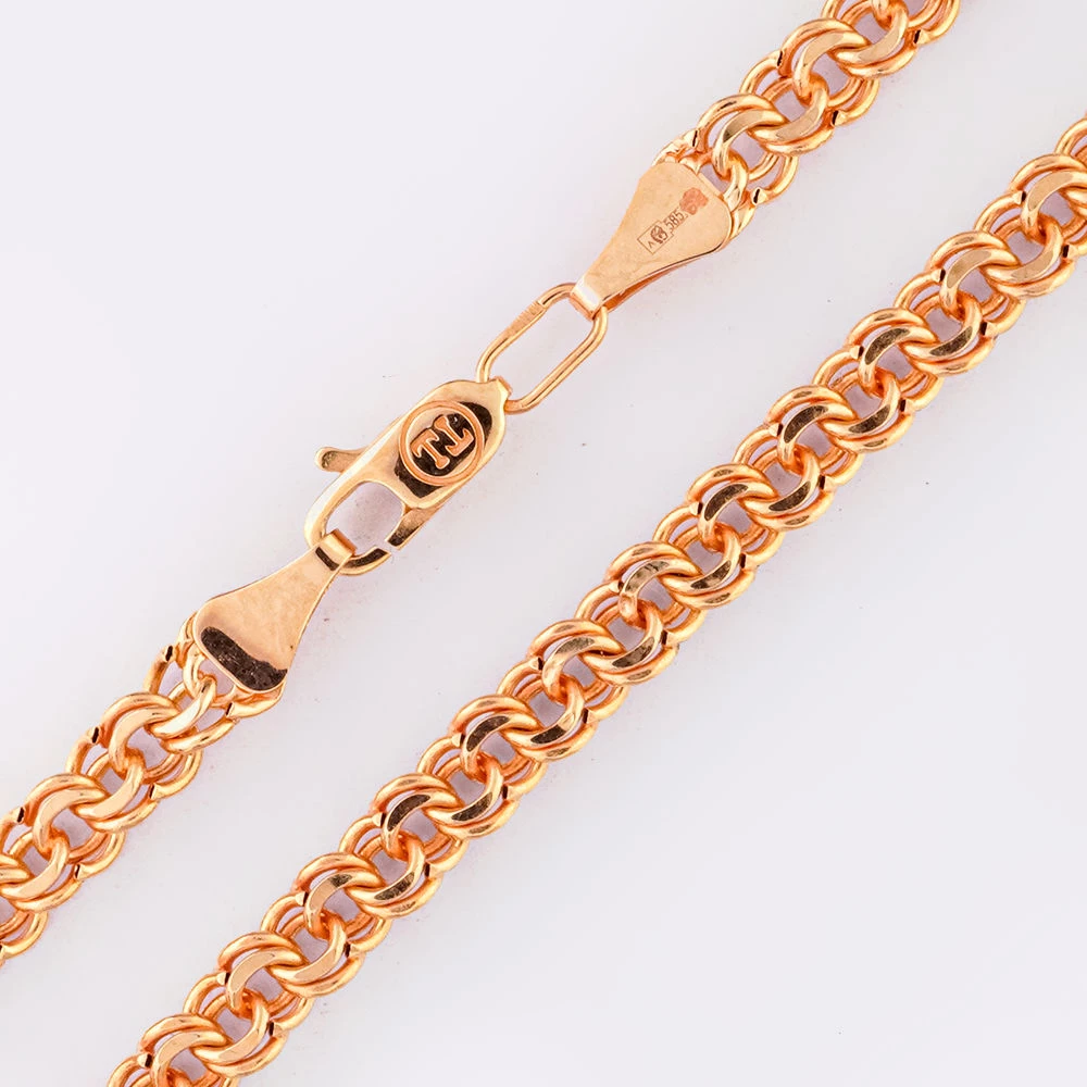 Цепь из красного золота 585 пробы