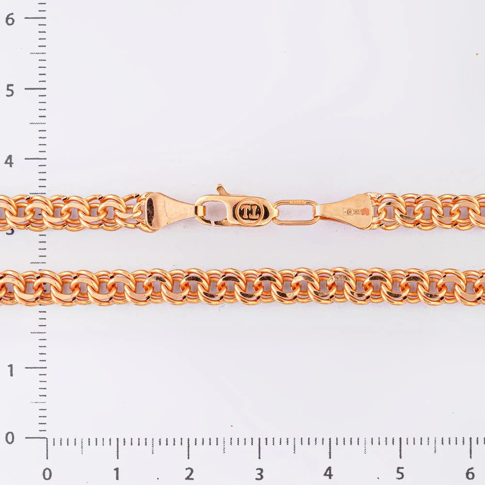 Цепь из красного золота 585 пробы