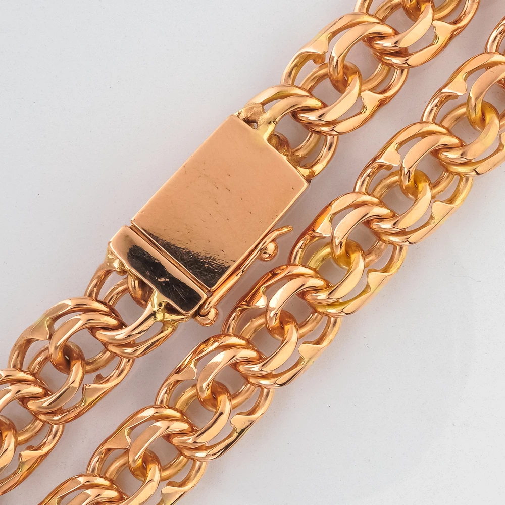 Цепь из красного золота 585 пробы