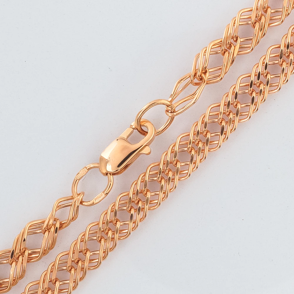 Цепь из красного золота 585 пробы