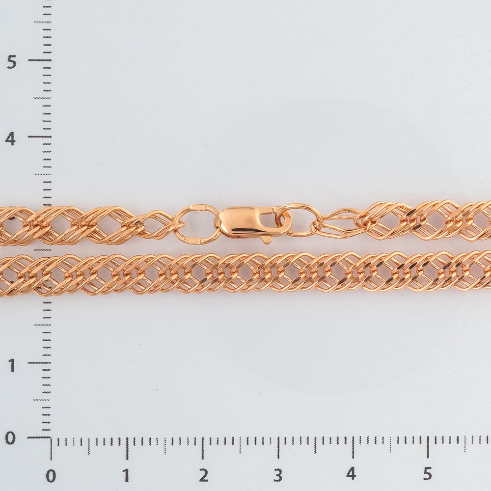 Цепь из красного золота 585 пробы