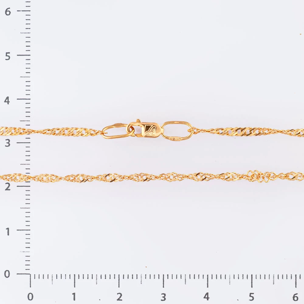 Цепь из красного золота 585 пробы